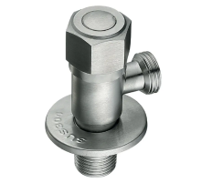 Кран для підключення сантехприладів Mixxus VAL-06-1/2x1/2 з нержавіючої сталі SUS304 (MI6809)