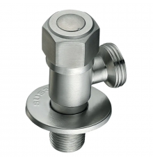 Кран для підключення сантехприладів Mixxus VAL-07-1/2x3/4 з нержавіючої сталі SUS304 (MI6810)