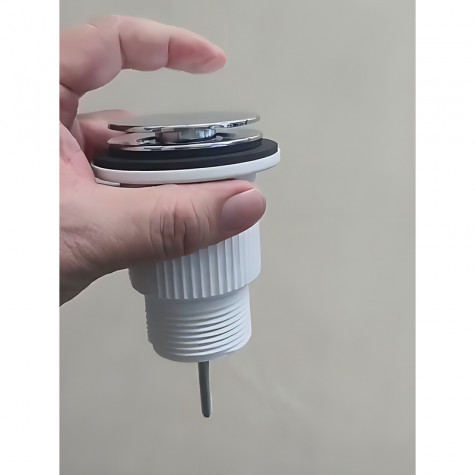 Донний клапан для раковини Mixxus POP-UP-10 1 1/4'' універсальний (з/без перел) СLICK-СLACK (Кол.хр