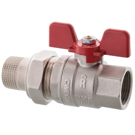 Кран із американкою прямий Roho R105-050 - 1/2" (RO0086) Кран із американкою прямий Roho R105-050 - 1/2" (RO0086)