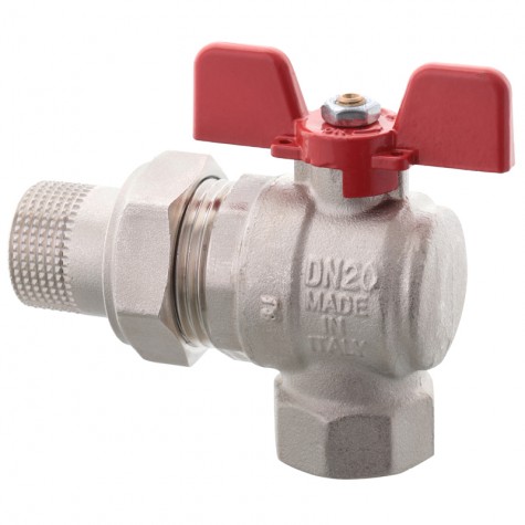Кран с американкой Roho R106-075 – 3/4" угловой (RO0090)
