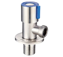 Кран для підключення сантехприборів 1 / 2x1 / 2 Mixxus VAL-01 синій (нерж. Сталь) (SS0048)