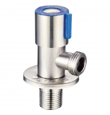 Кран для подключения сантехприборов 1/2x1/2 Mixxus VAL-01 синий (нерж. сталь) (SS0048)