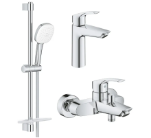 Набор смесителей 3 в 1 для ванны Grohe Eurosmart (UA123246M3)