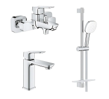 Комплект змішувачів для ванни Grohe Cubeo (UA125246M)