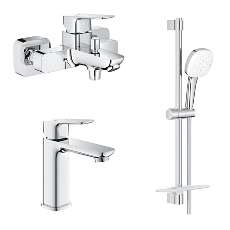 Комплект змішувачів для ванни Grohe Cubeo (UA125246M)