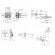 Душова система прихованого монтажу з термостатом Grohe Grohtherm SmartControl New Tempesta 250 (UA2
