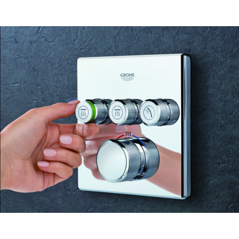 Душова система прихованого монтажу з термостатом Grohe Grohtherm SmartControl New Tempesta 250 (UA2