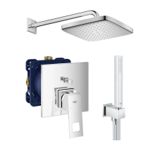 Душова система прихованого монтажу зі змішувачем Grohe Eurocube New Tempesta 250 (UA26415SC3)