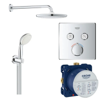 Душовий комплект Grohe Grohtherm SmartControl з New Tempesta 250 (UA26416SC1)