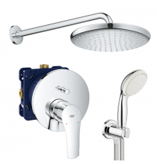 Душова система прихованого монтажу зі змішувачем Grohe Eurosmart New Tempesta 250 (UA26416SC3)