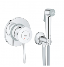 Набір 2 в 1 для туалету Grohe BauClassic (к-кт гіг.душа, змішувач прих.монтажу) (UA2904800S)