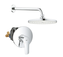 Набір для душу з верхнім душем Grohe Eurosmart UA33556003 (33556003+28576000+27541001) (UA33556003)
