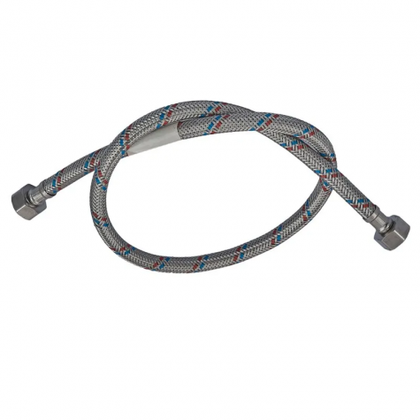 Гибкий шланг для подключения воды гайка 1/2'' - гайка 1/2'' (40 см) Zerix (ZX1550)