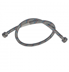 Гнучкий шланг для підключення води гайка 1/2'' - гайка 1/2'' (80 см) Zerix (ZX1553)