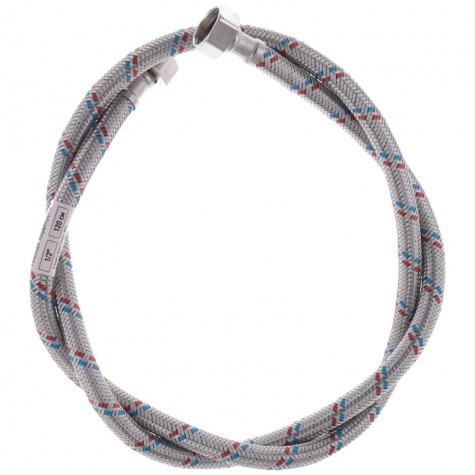 Гибкий шланг для подключения воды Гайка 1/2'' - Гайка 1/2'' (120 см) ZERIX (ZX1555) Гибкий шланг для подключения воды Гайка 1/2'' - Гайка 1/2'' (120 см) ZERIX (ZX1555)