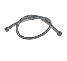 Гнучкий шланг для підключення води гайка 1/2'' - гайка 1/2'' (180 см) Zerix (ZX1557)