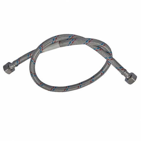 Гибкий шланг для подключения воды гайка 1/2'' - гайка 1/2'' (180 см) Zerix (ZX1557)