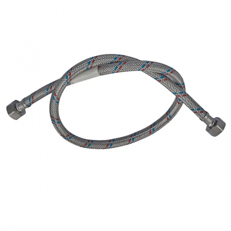 Гибкий шланг для подключения воды Гайка 1/2 – Гайка 1/2 (200 см) ZERIX (ZX1558)