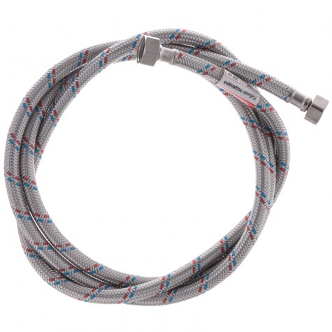 Гибкий шланг для подключения воды Гайка 1/2 – Гайка 1/2 (200 см) ZERIX (ZX1558) Гибкий шланг для подключения воды Гайка 1/2 – Гайка 1/2 (200 см) ZERIX (ZX1558)