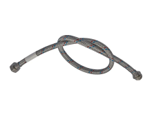 Гибкий шланг для подключения воды гайка 1/2'' - Штуцер 1/2'' (60 см) Zerix (ZX1563)