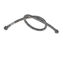 Гнучкий шланг для підключення води гайка 1/2 - Штуцер 1/2 (120 см) Zerix (ZX1566)