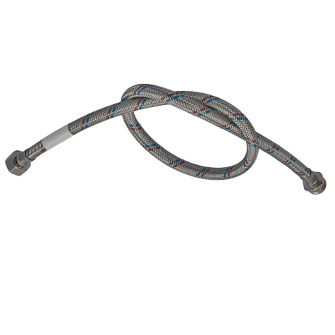 Гибкий шланг для подключения воды гайка 1/2 - Штуцер 1/2 (120 см) Zerix (ZX1566)