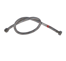 Гибкий шланг для подключения воды гайка 1/2'' - гайка 1/2'' (80 см) (силик. оболочка) Zerix (ZX301