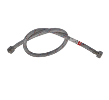 Гибкий шланг для подключения воды гайка 1/2'' - гайка 1/2'' (100 см) (силик. оболочка) Zerix (ZX30