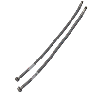 Гнучкі шланги для змішувача гайка 1/2'' - Штуцер M10 (100 см) 2 шт (силик. оболонка) Zerix (ZX3032)