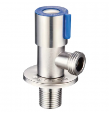 Кран для підключення сантехприборів (синій) Zerix VAL-01 (ZX3175)