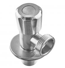 Кран для подключ. сантехприборов Zerix VAL-05-1/2x3/4 с нерж. ст.SUS304 (ZX4801)