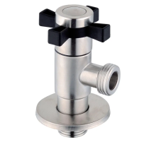 Кран для подключения сантехприборов Zerix VAL-09-1/2x1/2 с нерж.стали SUS304 (ZX5102)