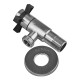 Кран для подключения сантехприборов Zerix VAL-09-1/2x1/2 с нерж.стали SUS304 (ZX5102)
