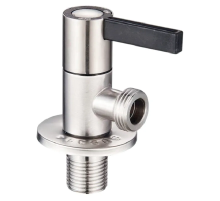 Кран для підключення сантехприладів Zerix VAL-11-1/2x1/2 з нерж.сталі SUS304 (ZX5104)