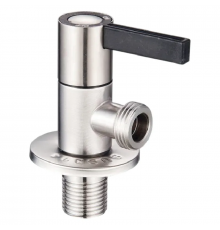 Кран для підключення сантехприладів Zerix VAL-11-1/2x1/2 з нерж.сталі SUS304 (ZX5104)