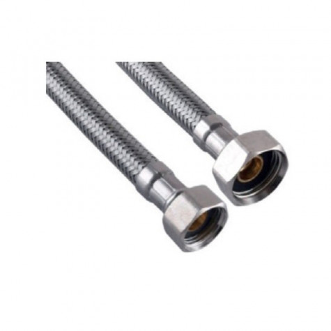 Гнучке підведення Zerix ZHN-02-FF1/2"-150 (нейлонове обплетення, гайки нерж) (ZX5144)