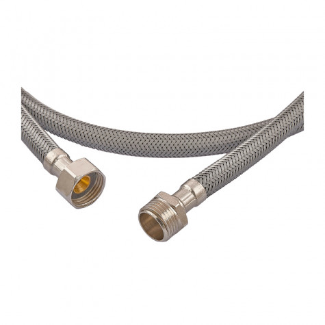 Гибкий подвод Zerix ZHN-02-FM1/2"-120 (нейлоновая оплетка, гайки нерж) (ZX5152)