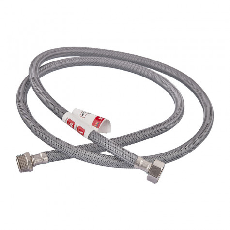 Гибкий подвод Zerix ZHN-02-FM1/2"-120 (нейлоновая оплетка, гайки нерж) (ZX5152)