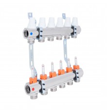 Колектор Icma 1" 6 виходів, з витратомірами №K013