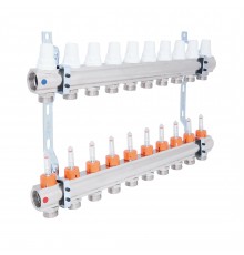 Колектор Icma 1" 10 виходів, з витратомірами №K013
