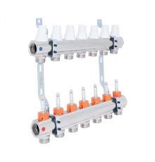 Колектор Icma 1" 7 виходів, з витратомірами №K013