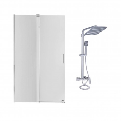 Готове рішення Qtap 13: Стіна Walk-In GLIDE, 120x190 Душ. система