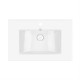 Раковина Qtap Albatross 700х460х180 White з донним клапаном QT01113070CW