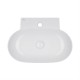 Раковина Qtap Cardinal 565х400х130 White з донним клапаном QT0411K177W