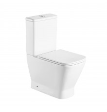 Унітаз-компакт Qtap Cardinal Ultra Quiet безободковий із сидінням Soft-close QT04222168AUQ3W