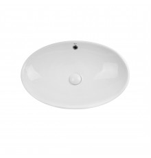 Раковина-чаша Qtap Dove 625х415х150 White з донним клапаном QT06113077W