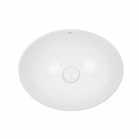 Раковина-чаша Qtap Dove 410x335x145 White з донним клапаном QT06113078W