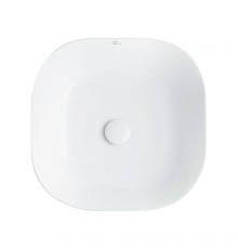 Раковина-чаша Qtap Kolibri 430х430х150 White з донним клапаном QT1011K396W