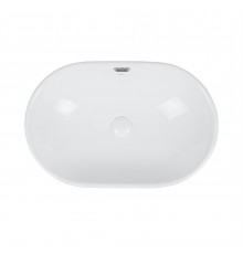 Раковина Qtap Leo 590x400x170 White з донним клапаном QT11114028W